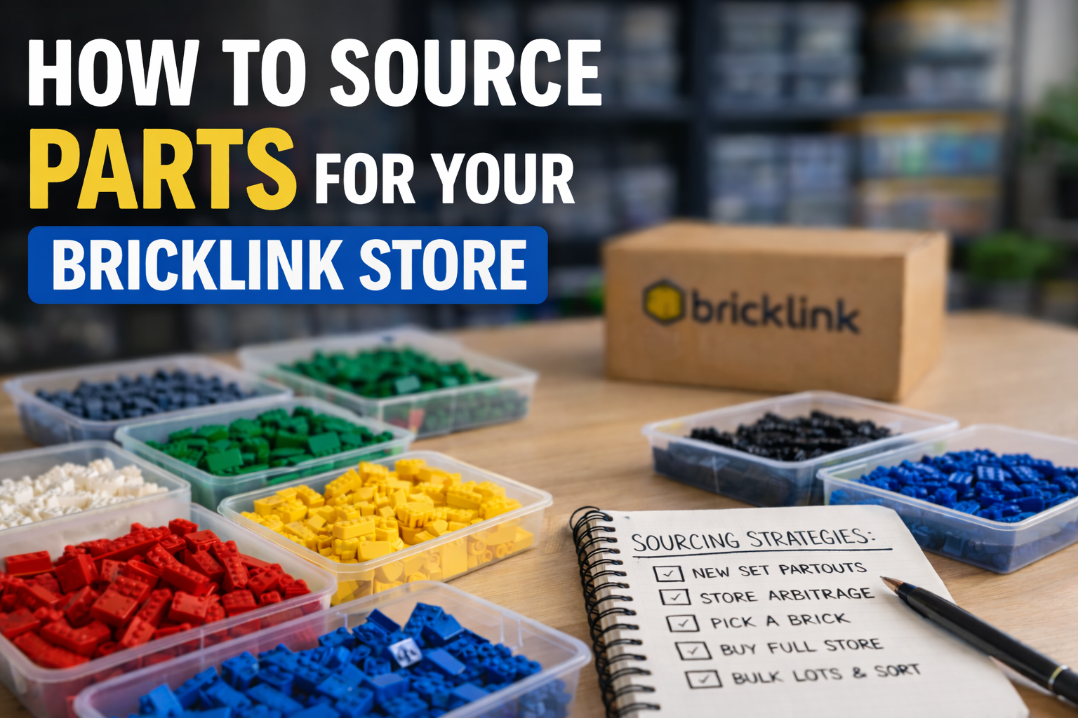 How to Source Parts for Your Bricklink Store